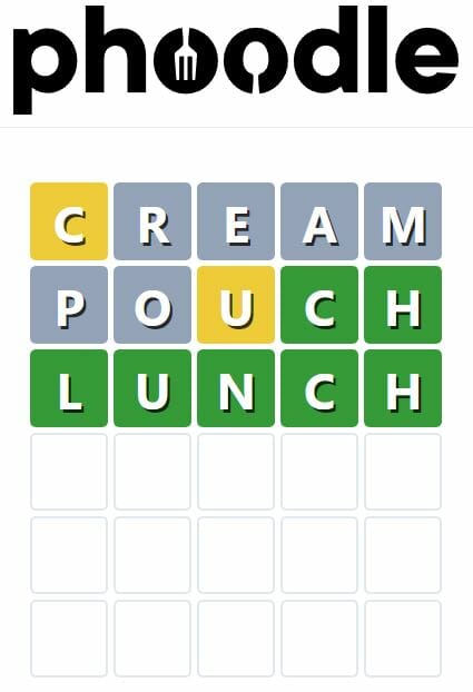 Daily Phoodle Answer 183 - 7th November 2022