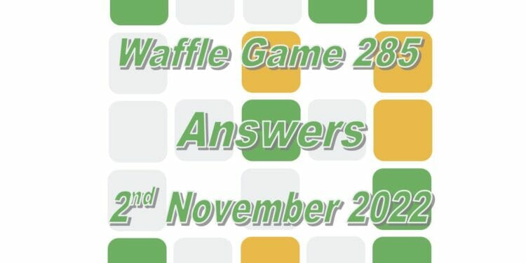 Daily Waffle - November 2nd 2022