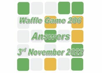 Daily Waffle - November 3rd 2022