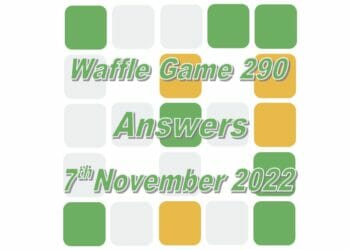 Daily Waffle - November 7th 2022