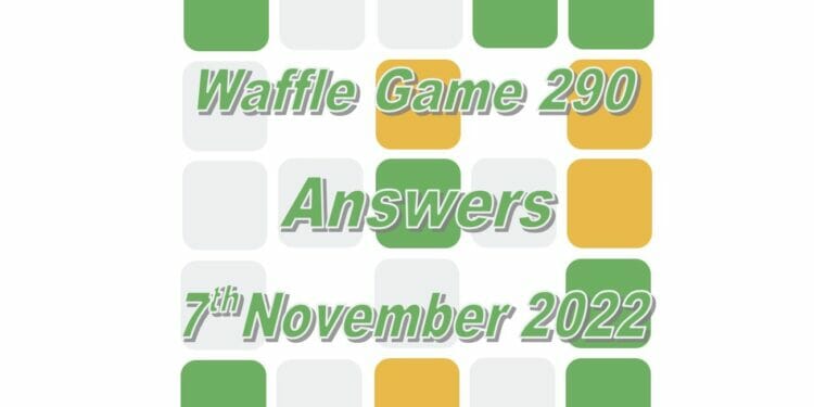 Daily Waffle - November 7th 2022