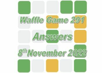 Daily Waffle - November 8th 2022