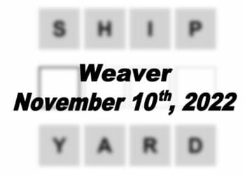 Daily Weaver - 10th November 2022