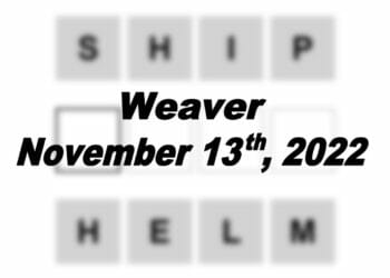 Daily Weaver - 13th November 2022