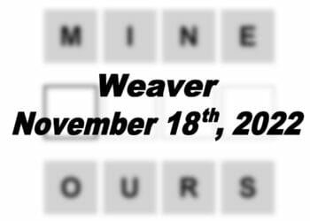 Daily Weaver - 18th November 2022
