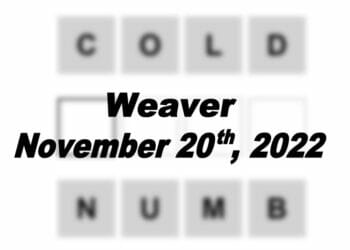 Daily Weaver - 20th November 2022