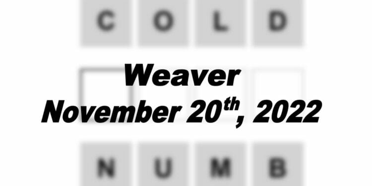 Daily Weaver - 20th November 2022