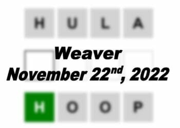 Daily Weaver - 22nd November 2022