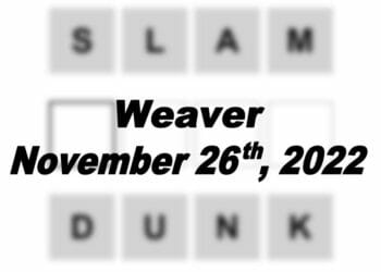Daily Weaver - 26th November 2022