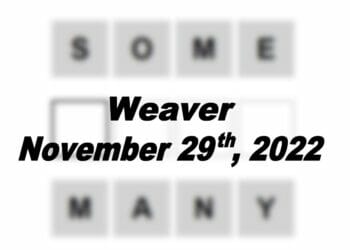 Daily Weaver - 29th November 2022