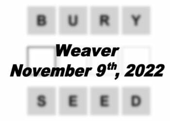 Daily Weaver - 9th November 2022