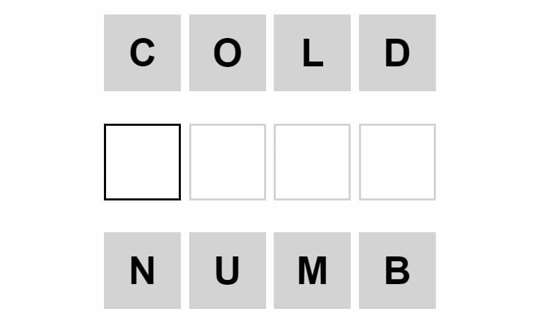 Daily Weaver Puzzle - 20th November 2022