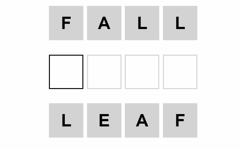 Daily Weaver Puzzle - 8th November 2022