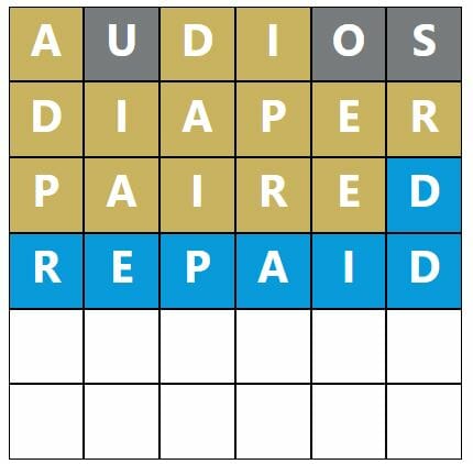 Daily Word Hurdle #578 Afternoon Answer - 2nd November 2022