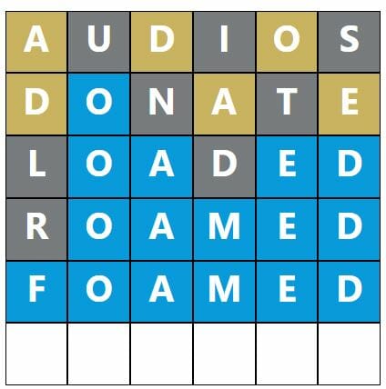 Daily Word Hurdle #579 Morning Answer - 3rd November 2022