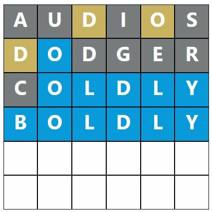 Daily Word Hurdle #590 Afternoon Answer - 8th November 2022