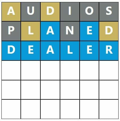 Daily Word Hurdle #595 Morning Answer - 11th November 2022