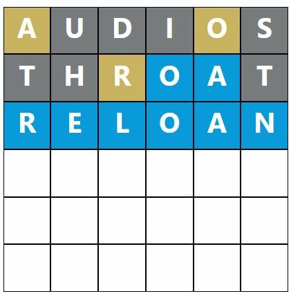 Daily Word Hurdle #601 Morning Answer - 14th November 2022