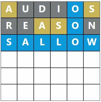Daily Word Hurdle #607 Morning Answer - 17th November 2022