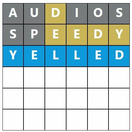 Daily Word Hurdle #610 Afternoon Answer - 18th November 2022