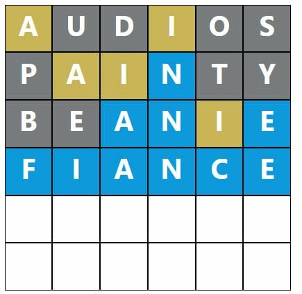 Daily Word Hurdle #612 Afternoon Answer - 19th November 2022