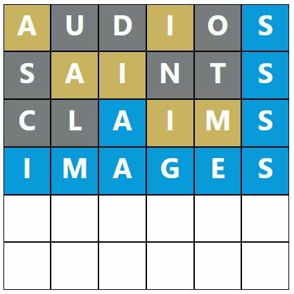 Daily Word Hurdle #630 Afternoon Answer - 28th November 2022