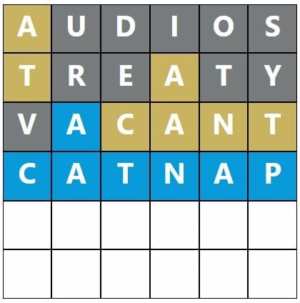 Daily Word Hurdle #632 Afternoon Answer - 29th November 2022
