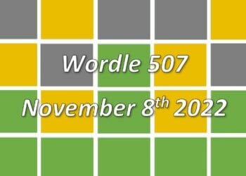 Daily Wordle 507 - 8th November 2022
