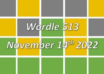Daily Wordle 513 - 14th November 2022