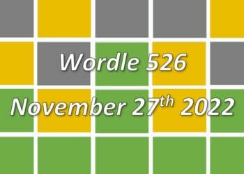 Daily Wordle 526 - 27th November 2022