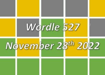 Daily Wordle 527 - 28th November 2022