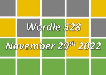 Daily Wordle 528 - 29th November 2022
