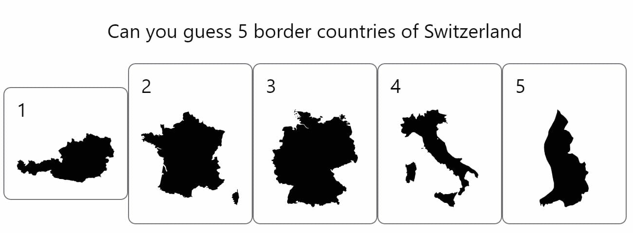 Daily Worldle 287 Country Bonus Border Question - November 4th 2022
