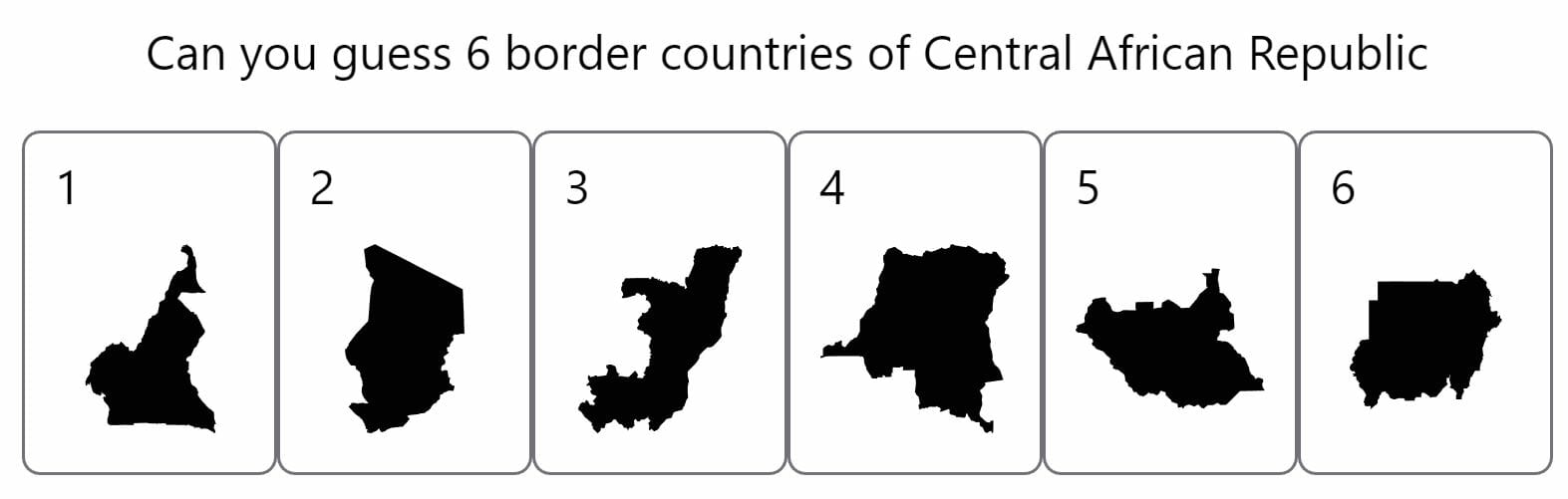 Daily Worldle 288 Country Border Bonus Question - November 5th 2022