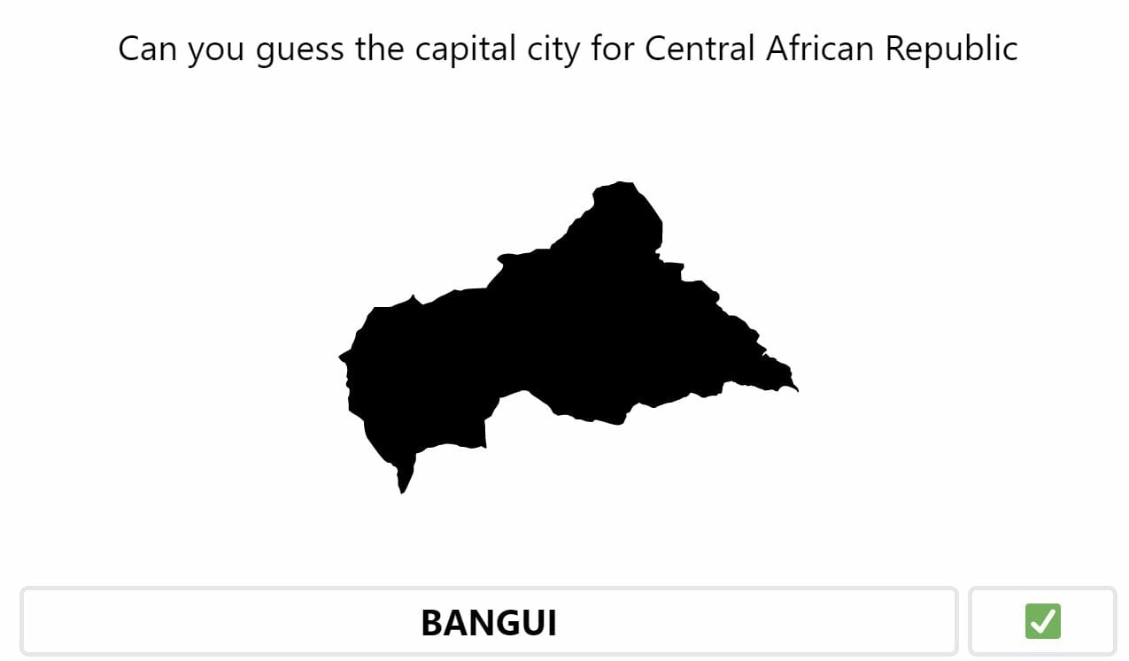 Daily Worldle 288 Country Capital Bonus Answer - November 5th 2022