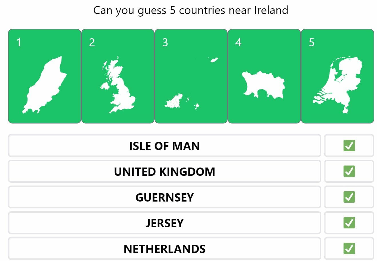 Daily Worldle 290 Bonus Border Countries Answer - November 7th 2022