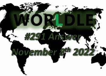 Daily Worldle 291 - November 8th 2022