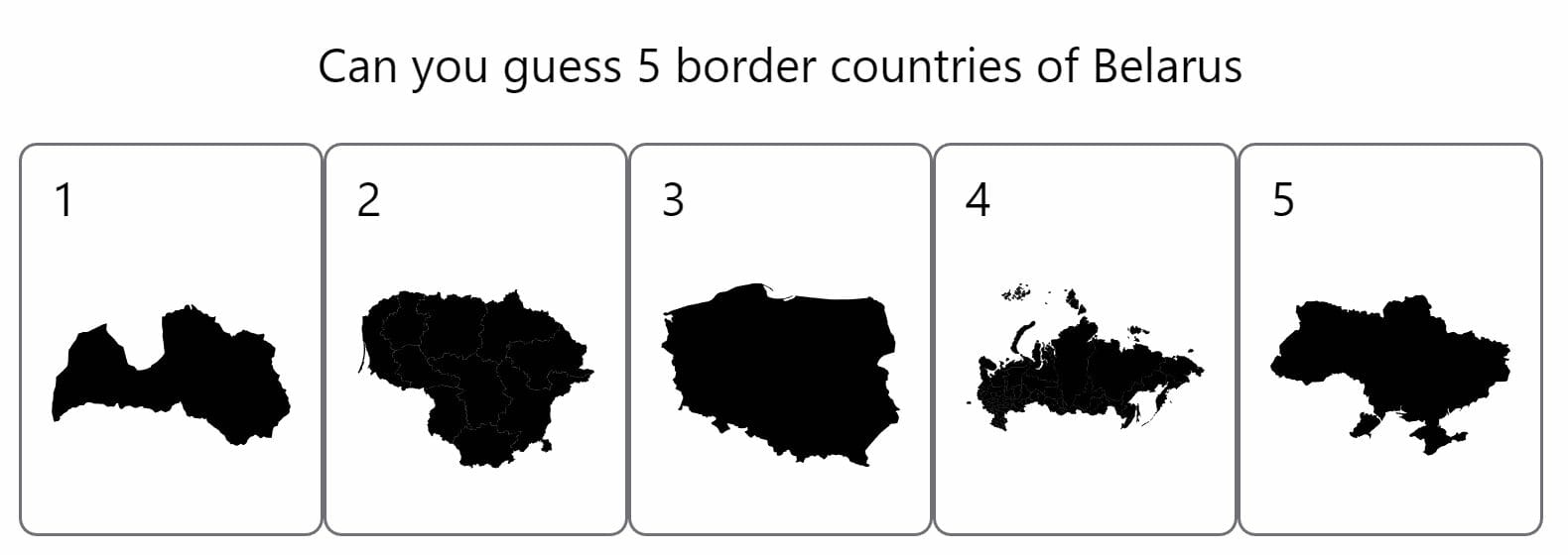 Daily Worldle 296 Bonus Neighbouring Countries - November 13th 2022