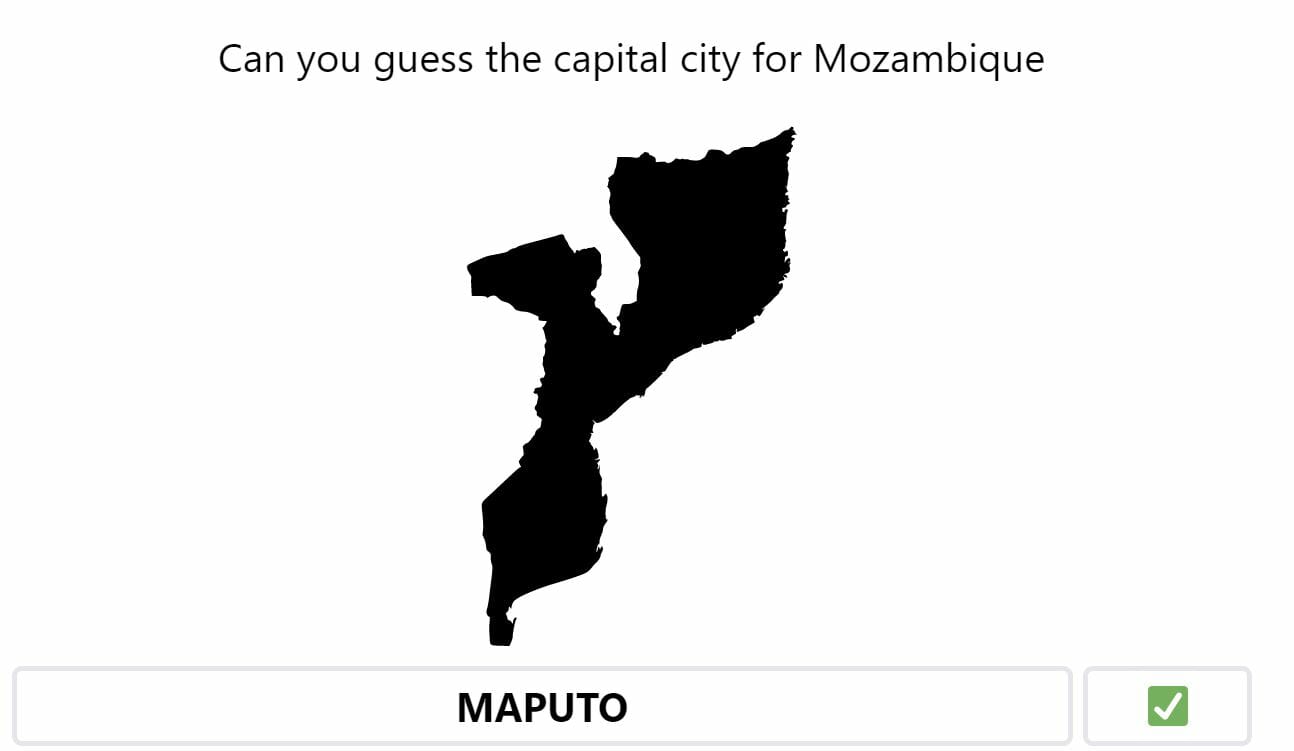 Daily Worldle 297 Country Bonus Capital - November 14th 2022