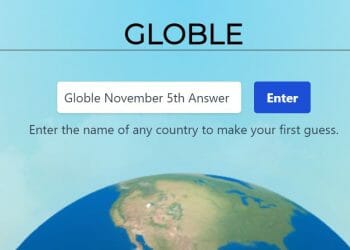 Globle 5 November Answer and Hints Today