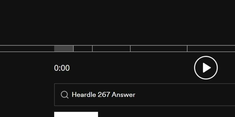 Heardle 18 November Answer and Hints Today 267