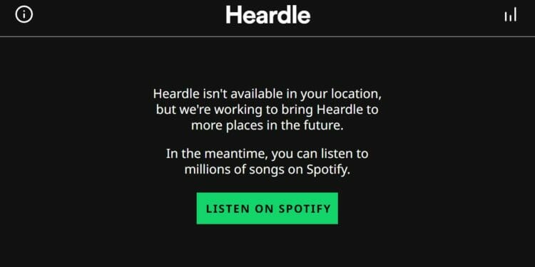 Heardle Not Available