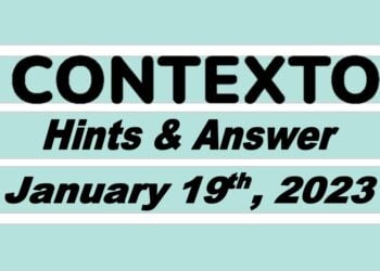 Daily Contexto 123 - January 19th 2023