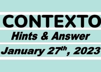 Daily Contexto 131 - January 27th 2023
