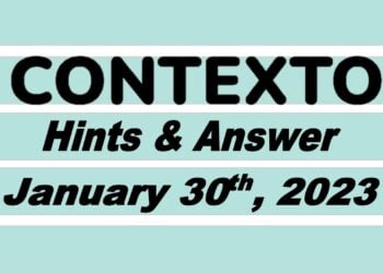 Daily Contexto 134 - January 30th 2023