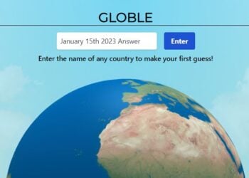 Daily Globle - 15th January 2023