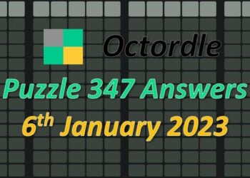 Daily Octordle 347 - January 6th 2023
