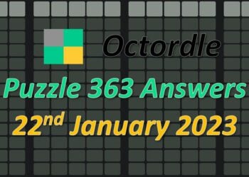 Daily Octordle 363 - January 22nd 2023