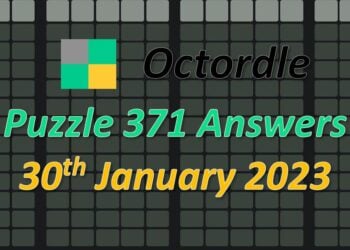 Daily Octordle 371 - January 30th 2023