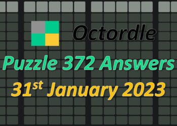 Daily Octordle 372 - January 31st 2023